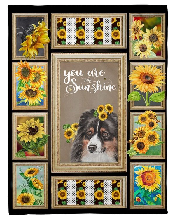 Australian Shepherd Sunshine Blanket