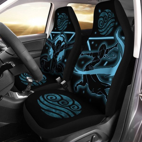 Avatar Katara Car Seat Covers Custom Water Nation Anime Car Accessories