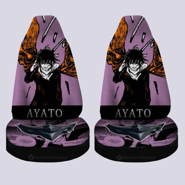 Ayato Kirishima Car Seat Covers Custom Car Accessories