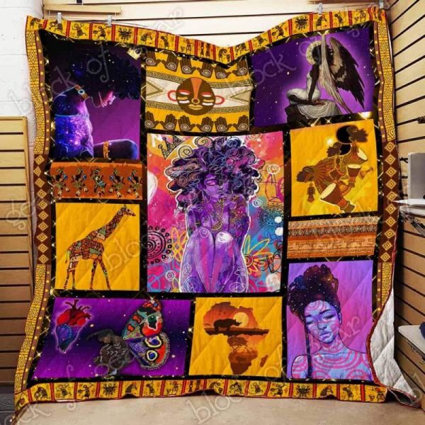 BC- Black Queen.Self Love Quilt Blanket KC1507