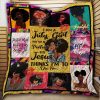 BC-July Girl – Black Queen Quilt Blanket KC1307