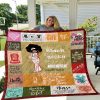 BC Nurse Black Queen Living Her Best Life Quilt Blanket N2906