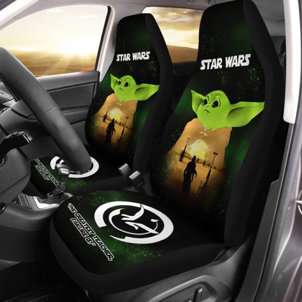 Baby Yoda Car Seat Covers Custom Set Of 2