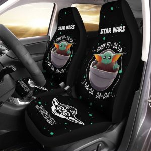 Baby Yoda Car Seat Covers Set Of 2 Custom