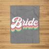 Bachelorette Bride To Be Retro Fleece Blanket