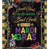 Bad Girls Go To Mardi Gras Blanket