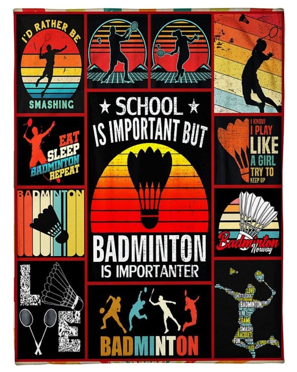 Badminton Is Importanter Blanket