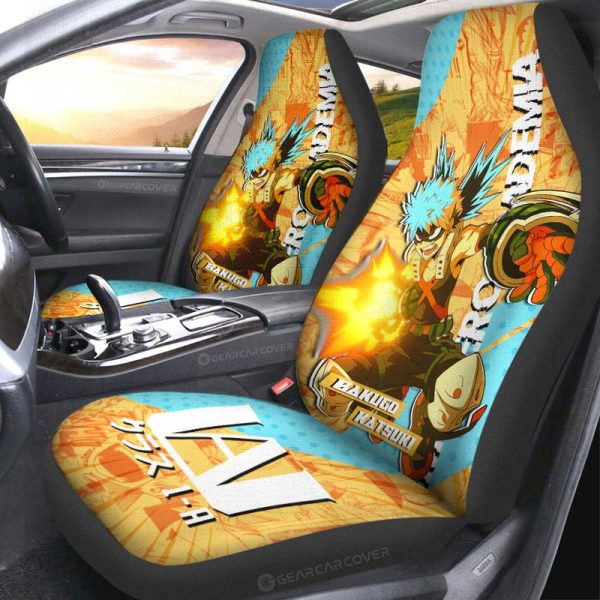 Bakugo Katsuki Car Seat Covers Custom Car Interior Accessories