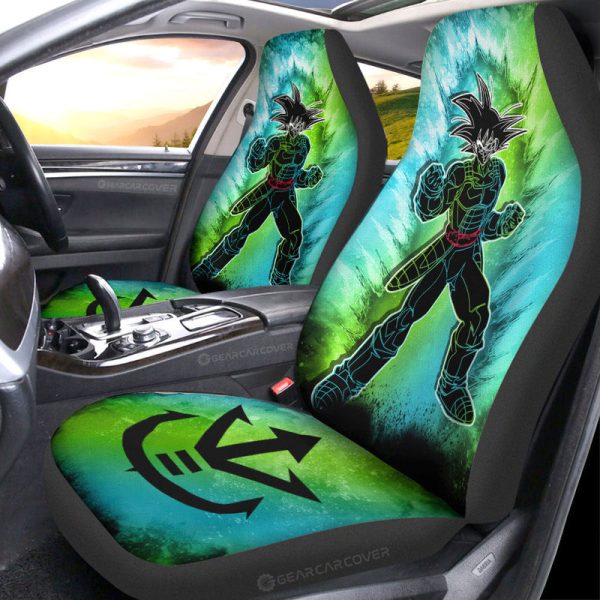 Bardock Car Seat Covers Custom Anime Car Accessories