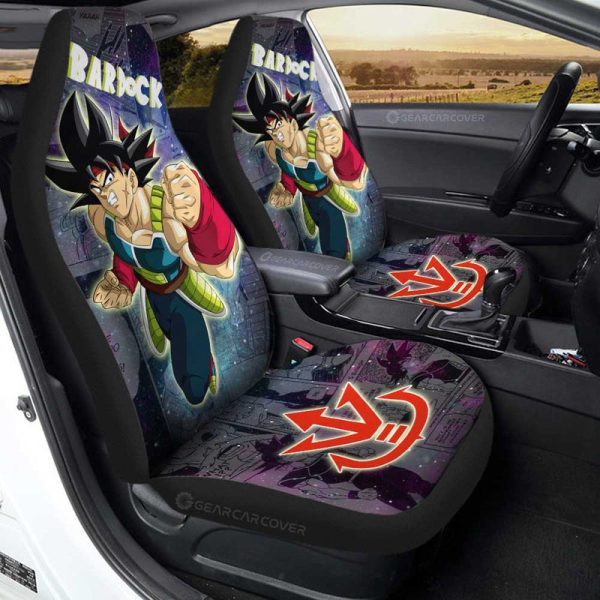 Bardock Car Seat Covers Custom Car Accessories Manga Galaxy Style