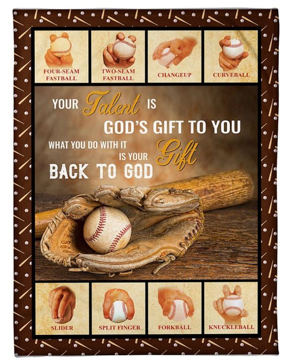 Baseball Talent Is God’s Gift Blanket