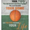 Basketball The Game Becomes Your Life Blanket