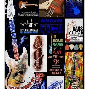 Bass Guitar Blanket