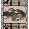 Beagle Love Mom And Baby Blanket