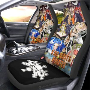 Beasts Pirates Car Seat Covers Custom One Piece Anime Car Accessories