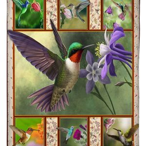 Beautiful Hummingbirds Blanket