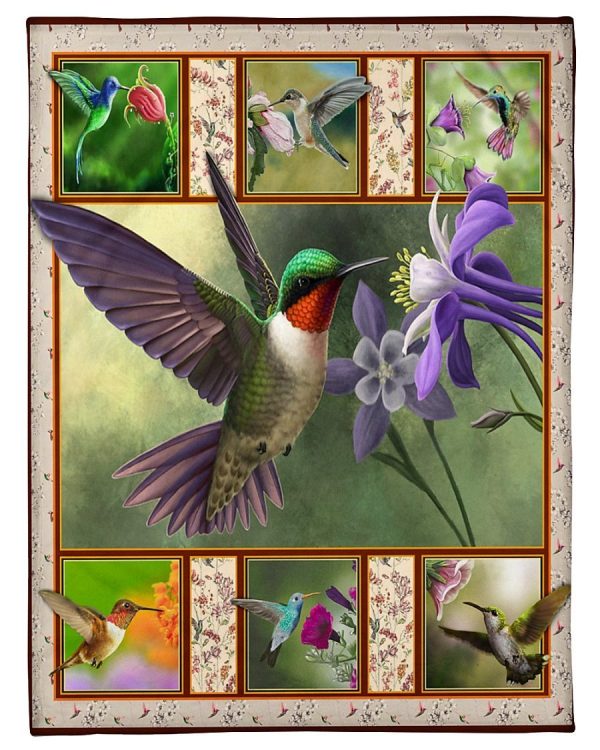 Beautiful Hummingbirds Blanket