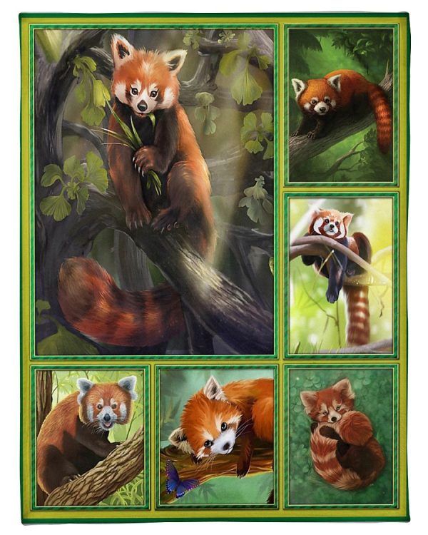 Beautiful Red Panda Blanket