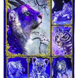 Beautiful Tiger Fantasy Blanket