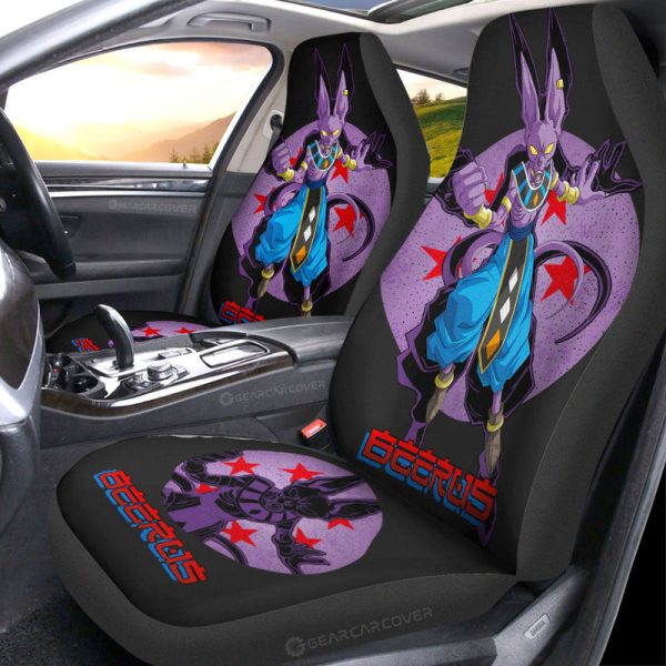 Beerus Car Seat Covers Custom Dragon Ball Anime Car Accessories