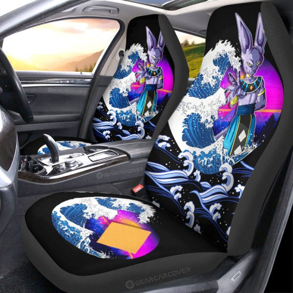 Beerus Car Seat Covers Custom Dragon Ball Car Interior Accessories