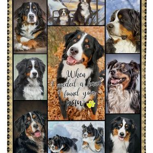 Bernese Mountain Dog Blanket