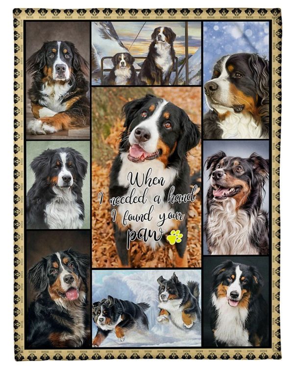 Bernese Mountain Dog Blanket