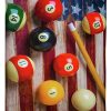 Billiard Flag Blanket