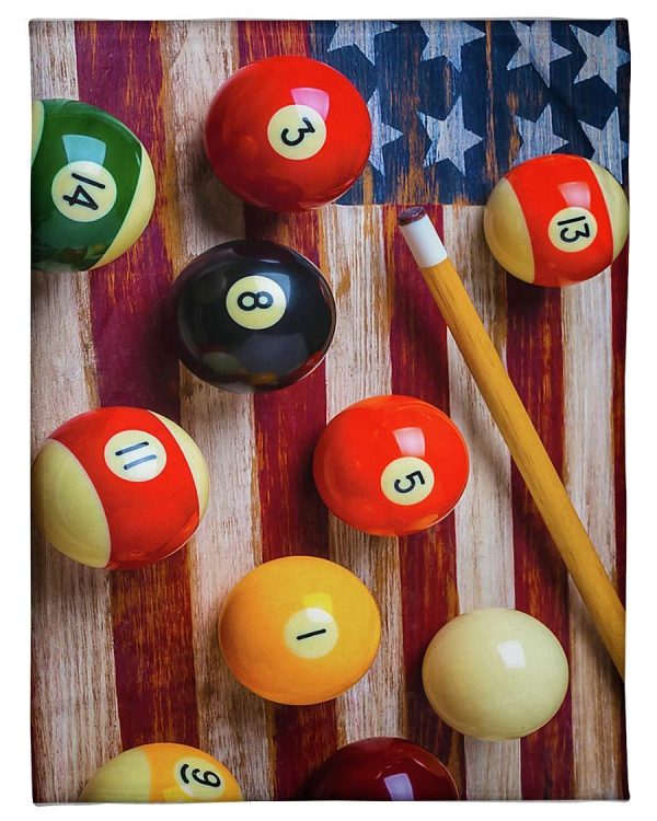 Billiard Flag Blanket