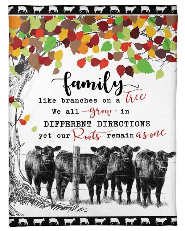 Black Angus Family Blanket