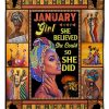 Black January Girl DZ Blanket