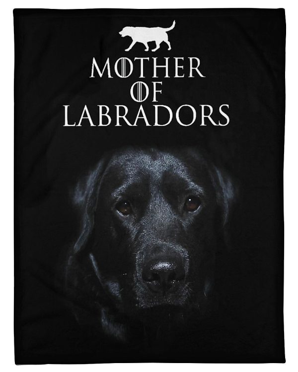 Black Labrador Blanket