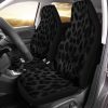 Black Leopard Print Car Seat Covers Print Custom Animal Car Accessories