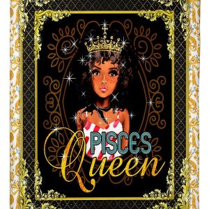 Black Queen Birthday Blanket