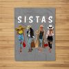 Black Sistas Queen Melanin African American Women Pride Gift Fleece Blanket