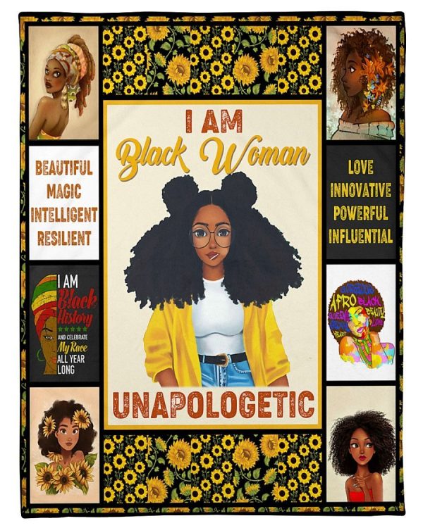 Black Woman Unapologetic DZ Blanket