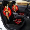 Black Young Uzumaki Car Seat Covers Custom For Anime Fans