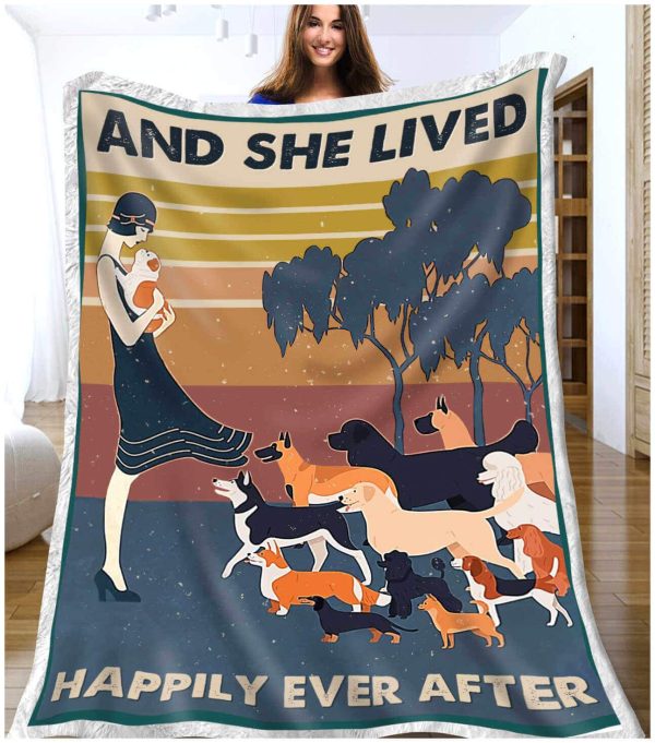 Blanket And She Lived Happily Ever After Dogs