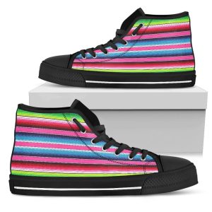 Blanket Stripe High Top Shoes