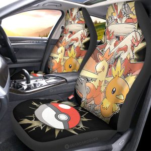 Blaziken Car Seat Covers Custom Car Accessories For Fans