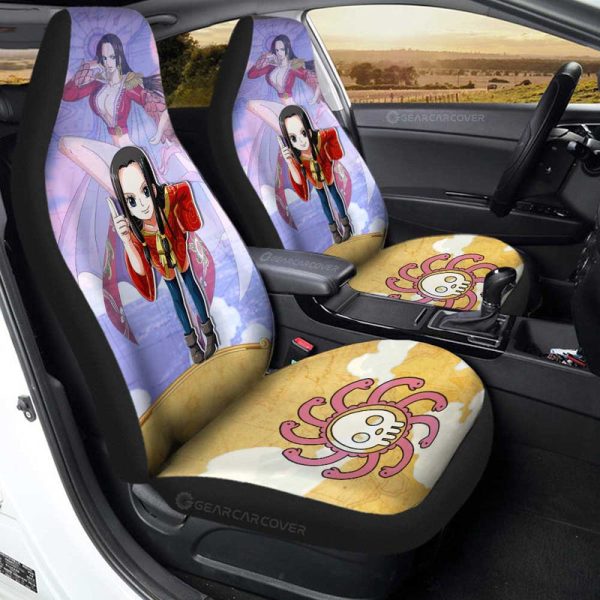 Boa Hancock Car Seat Covers Custom Map Car Accessories For Fans