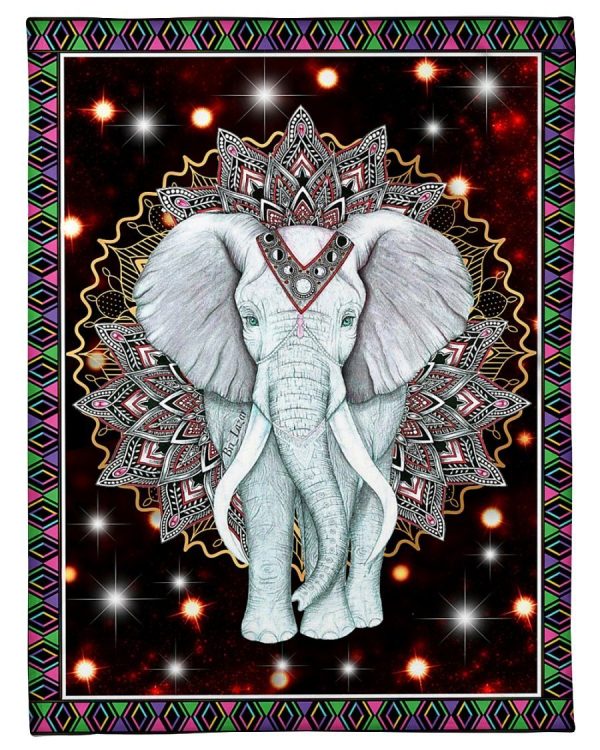 Boho Elephant Blanket