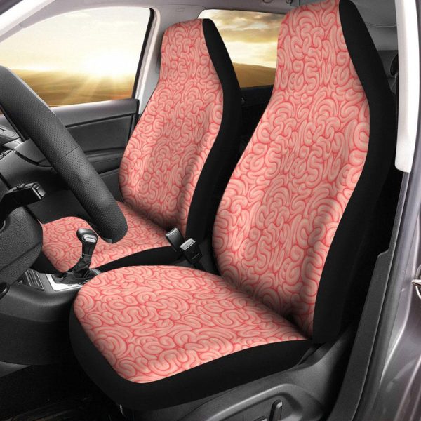 Brain Car Seat Covers Custom Funny Car Accessories