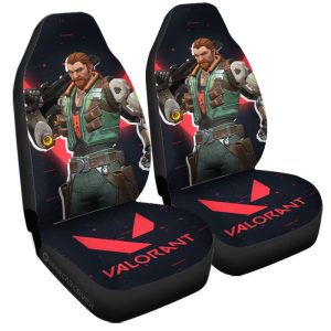 Breach Car Seat Covers Custom Valorant Agent