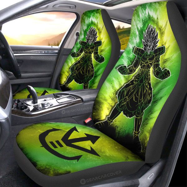 Broly Car Seat Covers Custom Anime Car Accessories