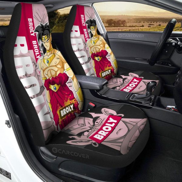 Broly Car Seat Covers Custom Dragon Ball Anime Car Accessories