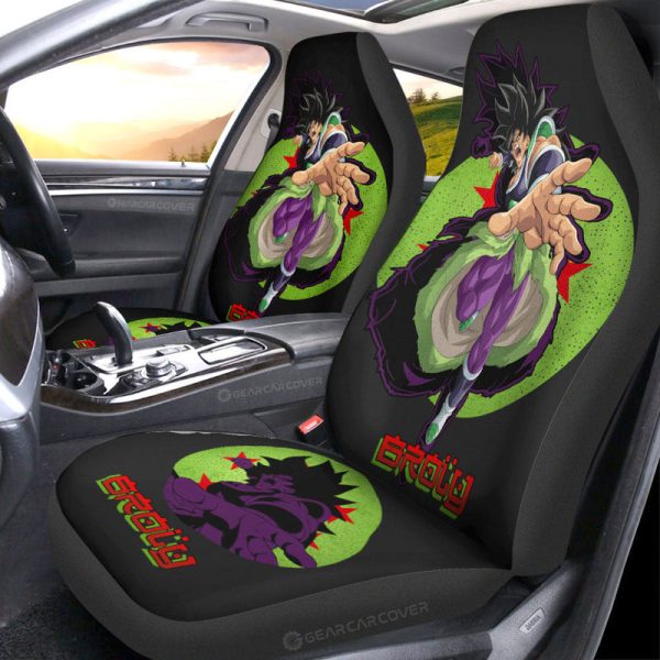 Broly Car Seat Covers Custom Dragon Ball Anime Car Accessories