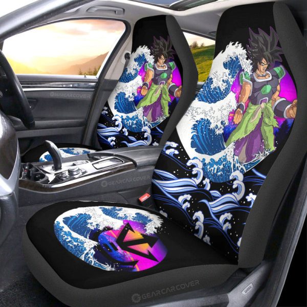 Broly Car Seat Covers Custom Dragon Ball Car Interior Accessories