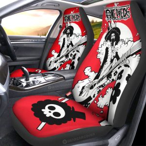 Brook Car Seat Covers Custom One Piece Anime Car Accessories