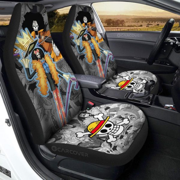 Brook Car Seat Covers Custom One Piece Anime Car Interior Accessories